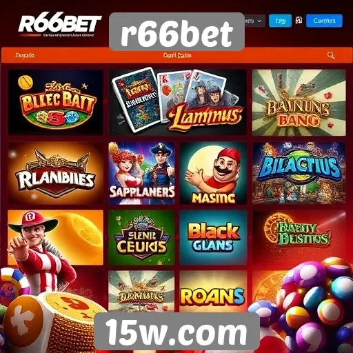 Análise das opções de jogos no site r66bet