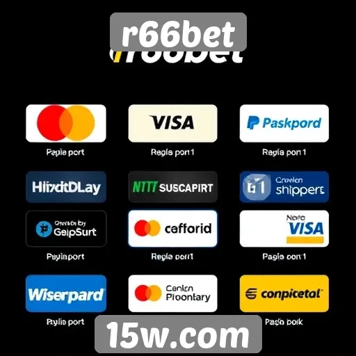Métodos de pagamento disponíveis no r66bet